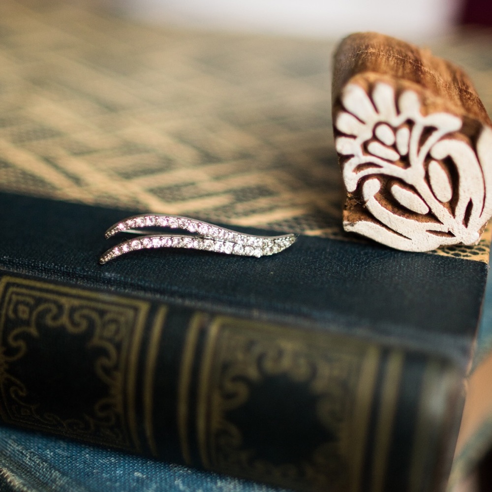 Diamond Ear Pin